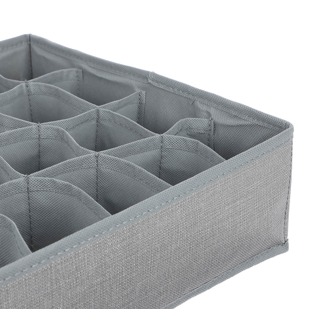 Органайзер для хранения тм VETTA Джойс, 24 отдела, полипропилен, картон, 32x32x10см - #2