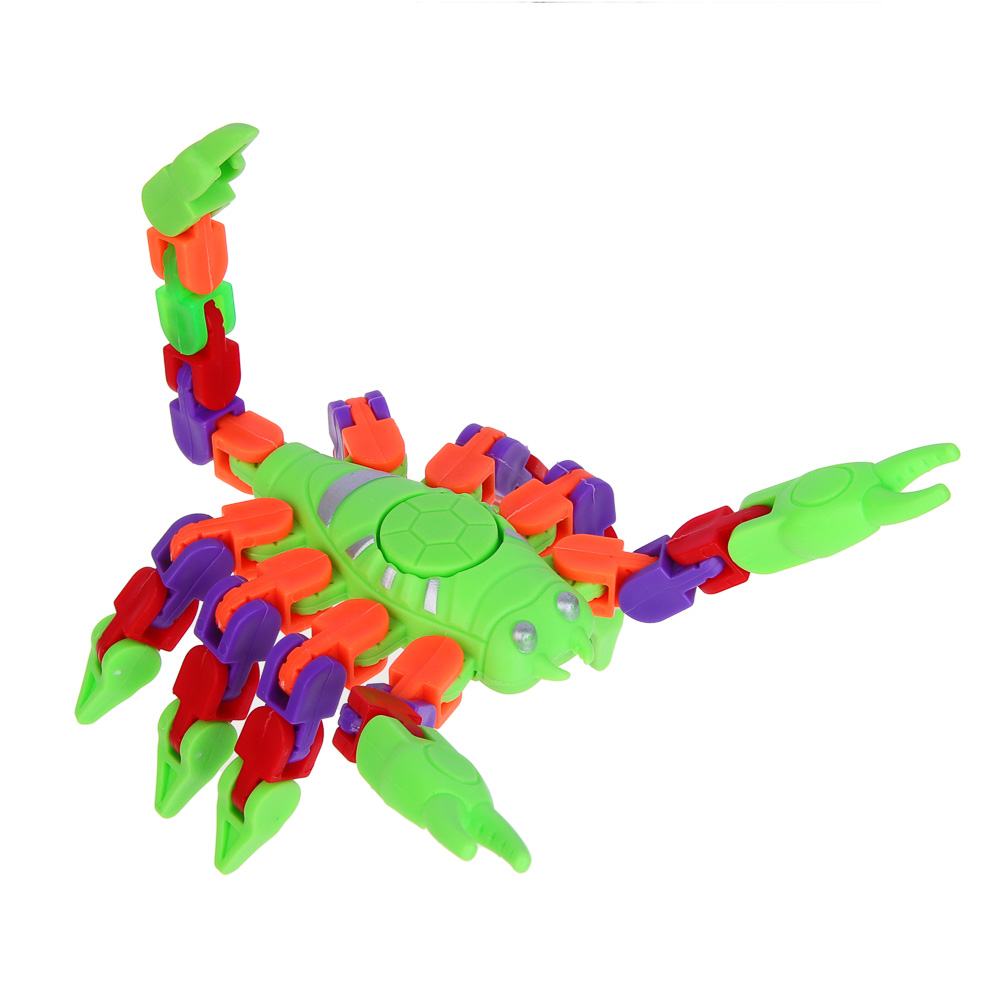 ИГРОЛЕНД Игрушка антистресс "Пауки и скорпионы" светится в темноте, PP, 15х14 см, 8 дизайнов - #7