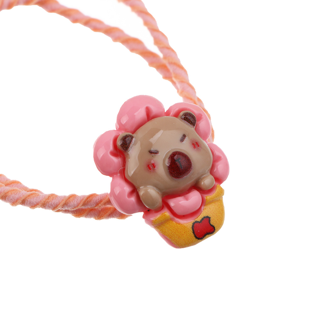 ЮНИLOOK Резинки для волос детские, 2шт, d5,5см, полиэстер, ПВХ, микс дизайнов, ACS25-1 - #4