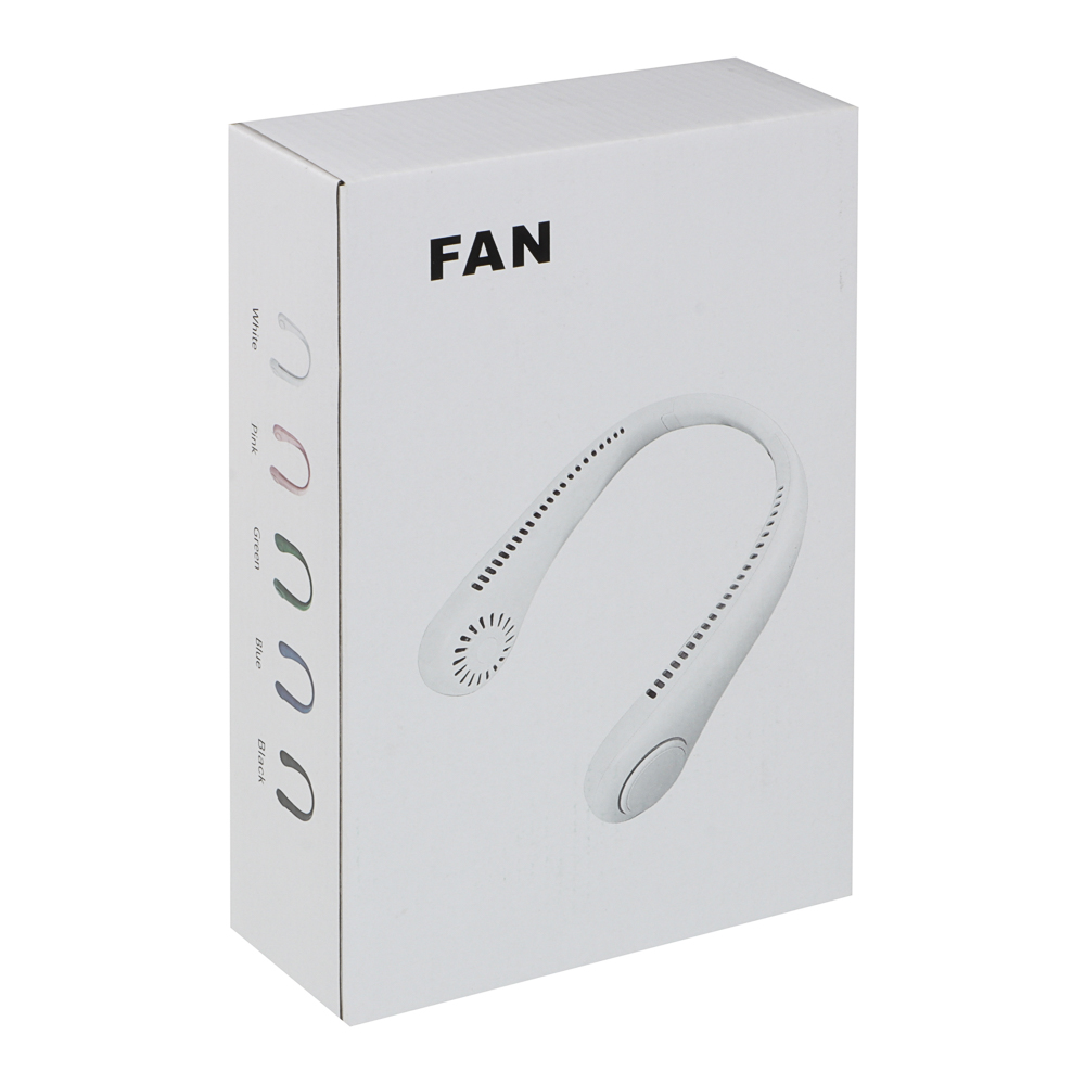 Вентилятор на шею тм LEBEN, 3.7в/500мАч, белый - #2