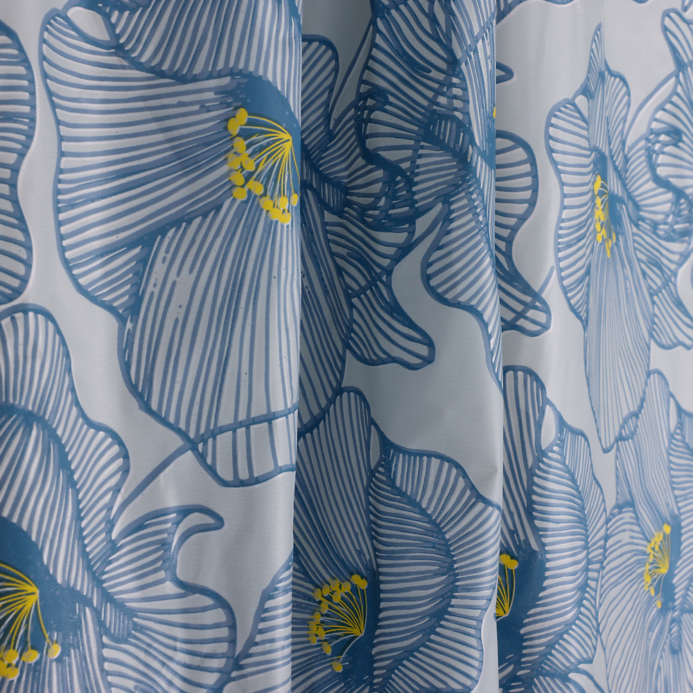 VETTA Шторка для ванной, ПЕВА, 30г/м2, 180x180 см, Цветы, 602 - #2