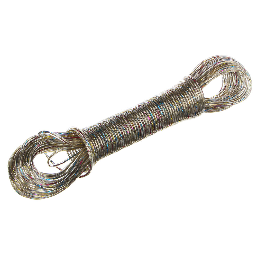 Шнур с разноцветной металлической жилой Vetta, 20 м - #1
