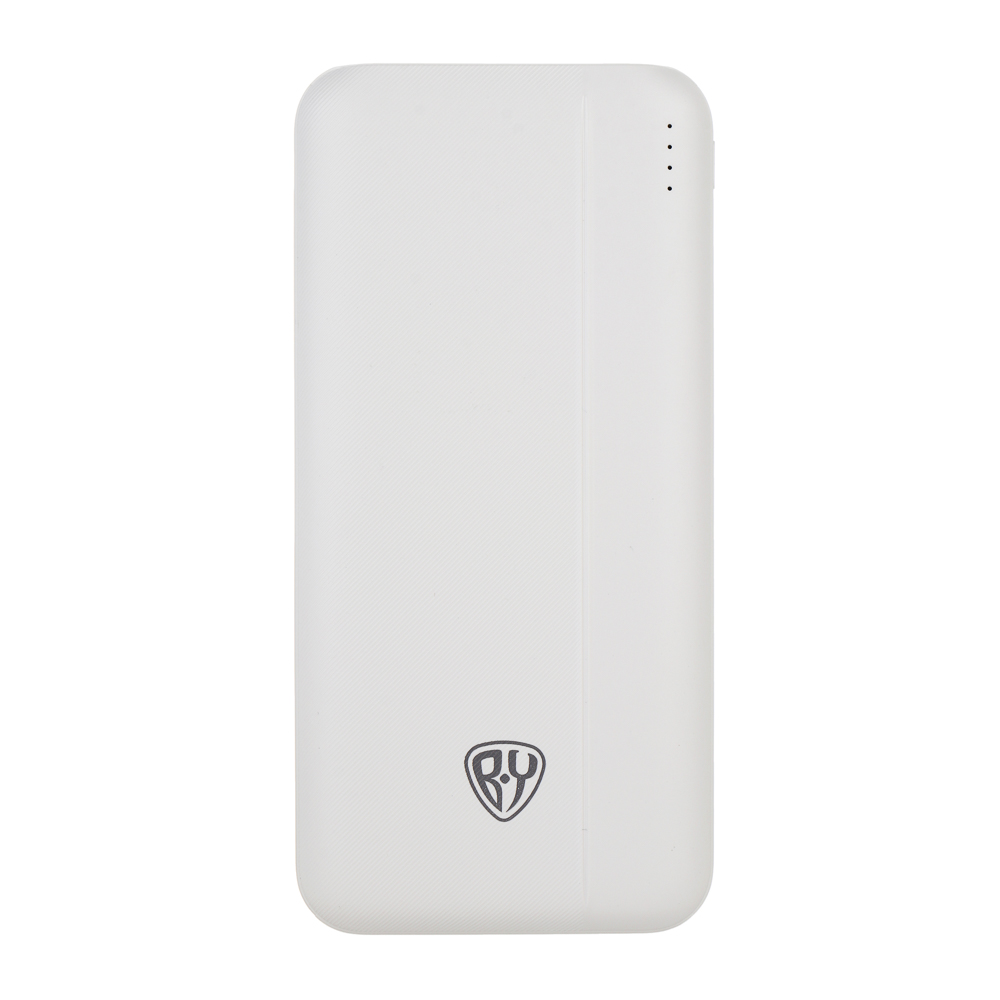 FORZA Аккумулятор мобильный, 10000мАч, 2xUSB-A, 1xUSB-C, 1xMicro-USB, ребристый, 10W, белый - #3