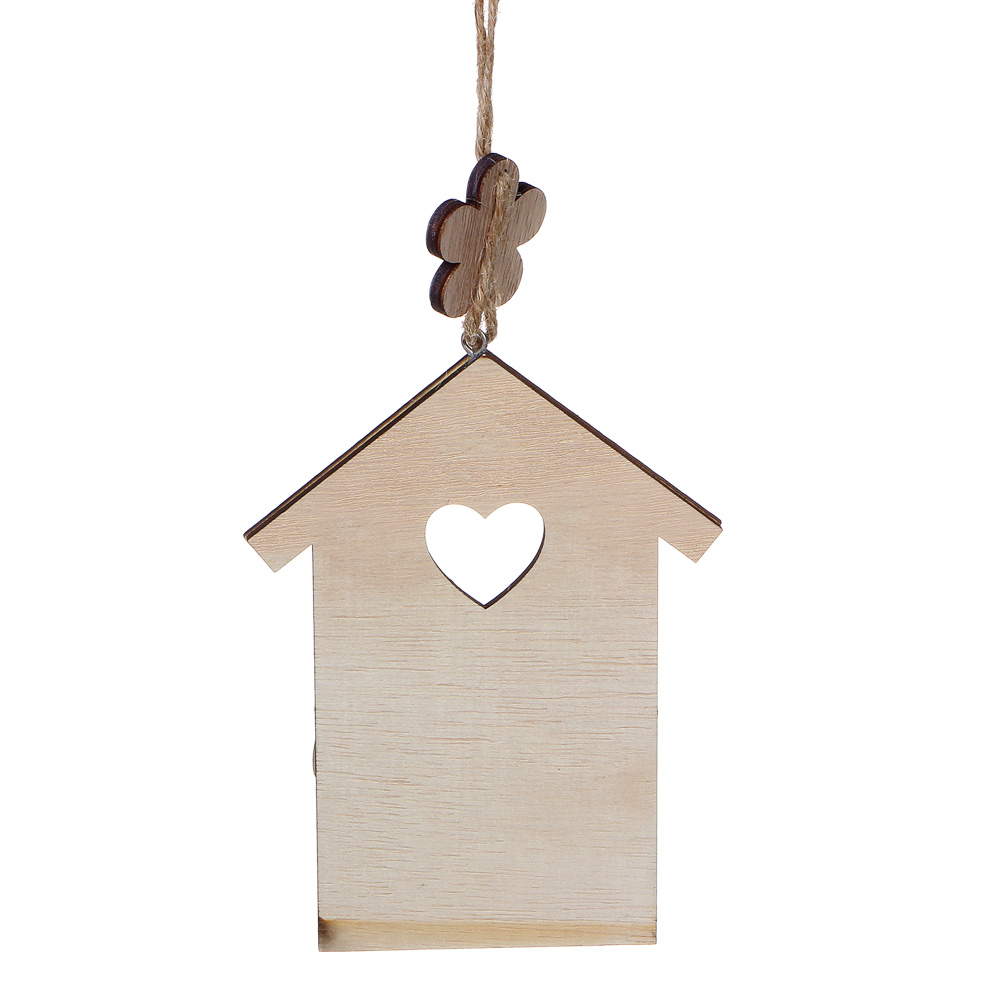 INBLOOM Подвеска декоративная садовая Скворечник, 28 см, МДФ, 2 дизайна - #4
