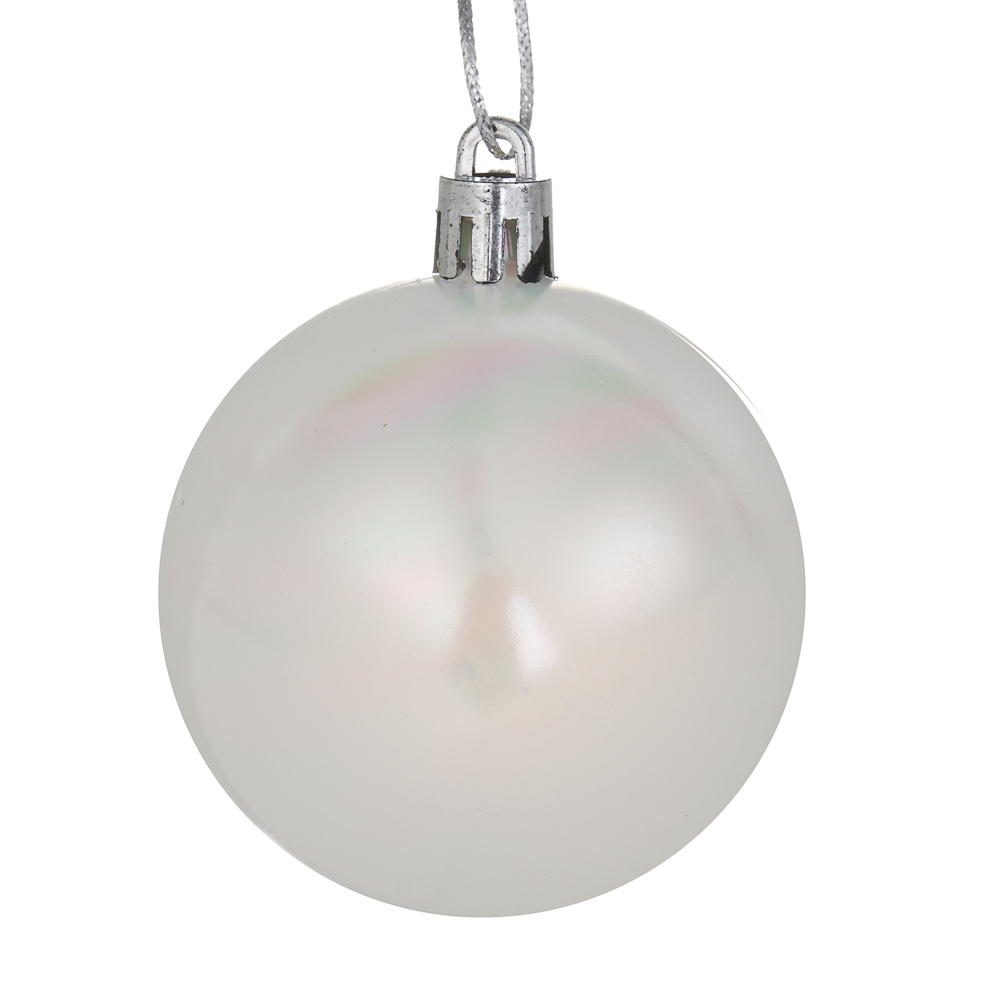 СНОУ БУМ Набор гладких шаров 6 см, 18 шт, белый, 26-150 - #2