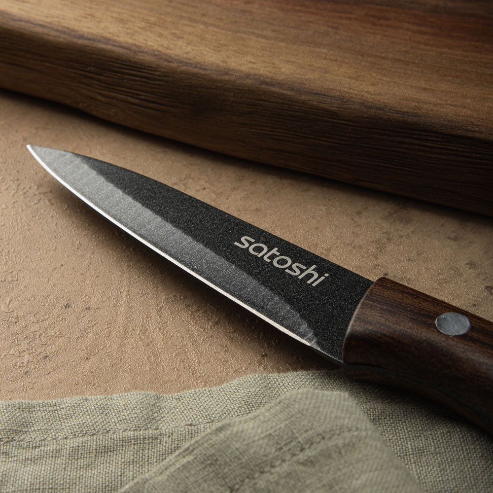 SATOSHI Меллер Нож для фруктов и овощей 9см, нерж.сталь с антиналипающим покрытием - #8