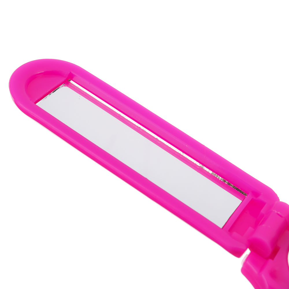 ЮНИLOOK Расческа складная с зеркалом Дорожная, пластик, 4х19,5см, 6 цветов, К-03 - #4