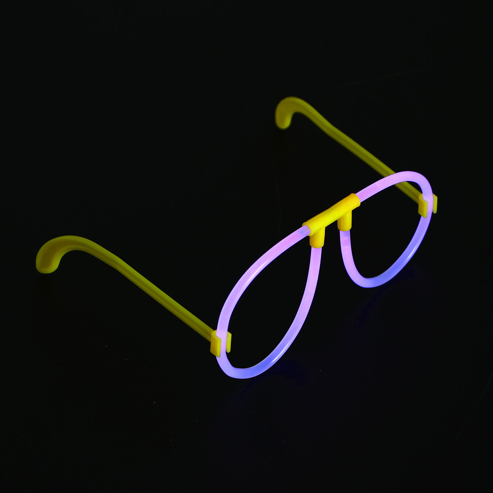 Неоновые очки, ширина очков 15см, пластик, 4 цвета - #11