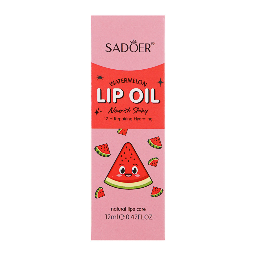 Масло для губ увлажняющее с ароматом арбуза тм Sadoer, 12мл - #9