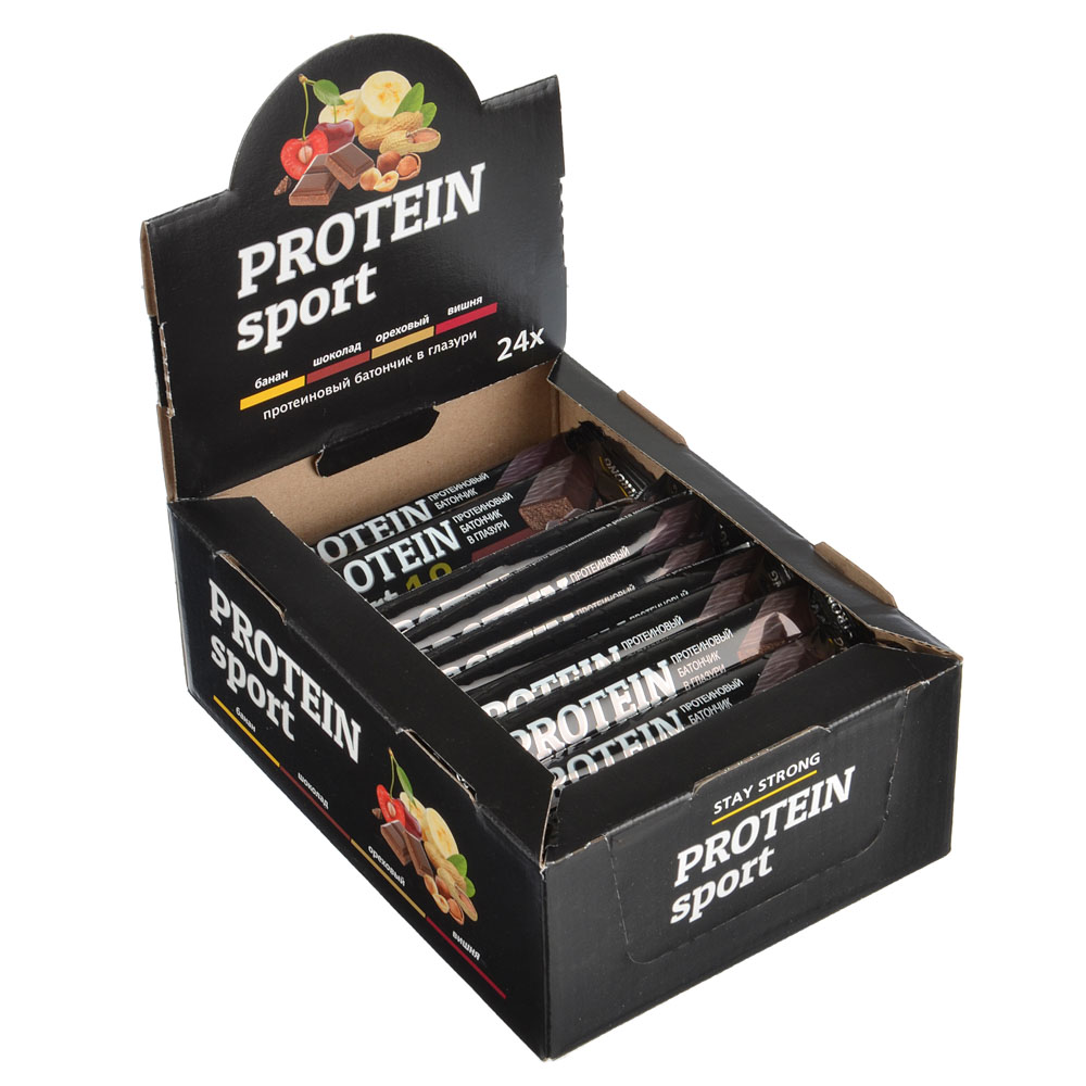 Батончик protein sport, шоколадный, 40 гр - #3