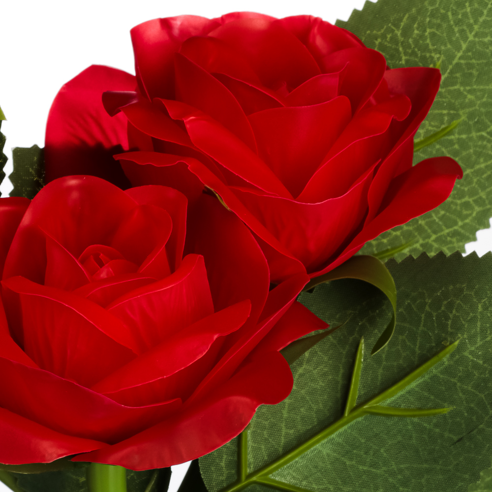 LADECOR Светильник Цветок в виде роз, в горшке, 27х12х13см 1хCR2032, 2 цвета - #4