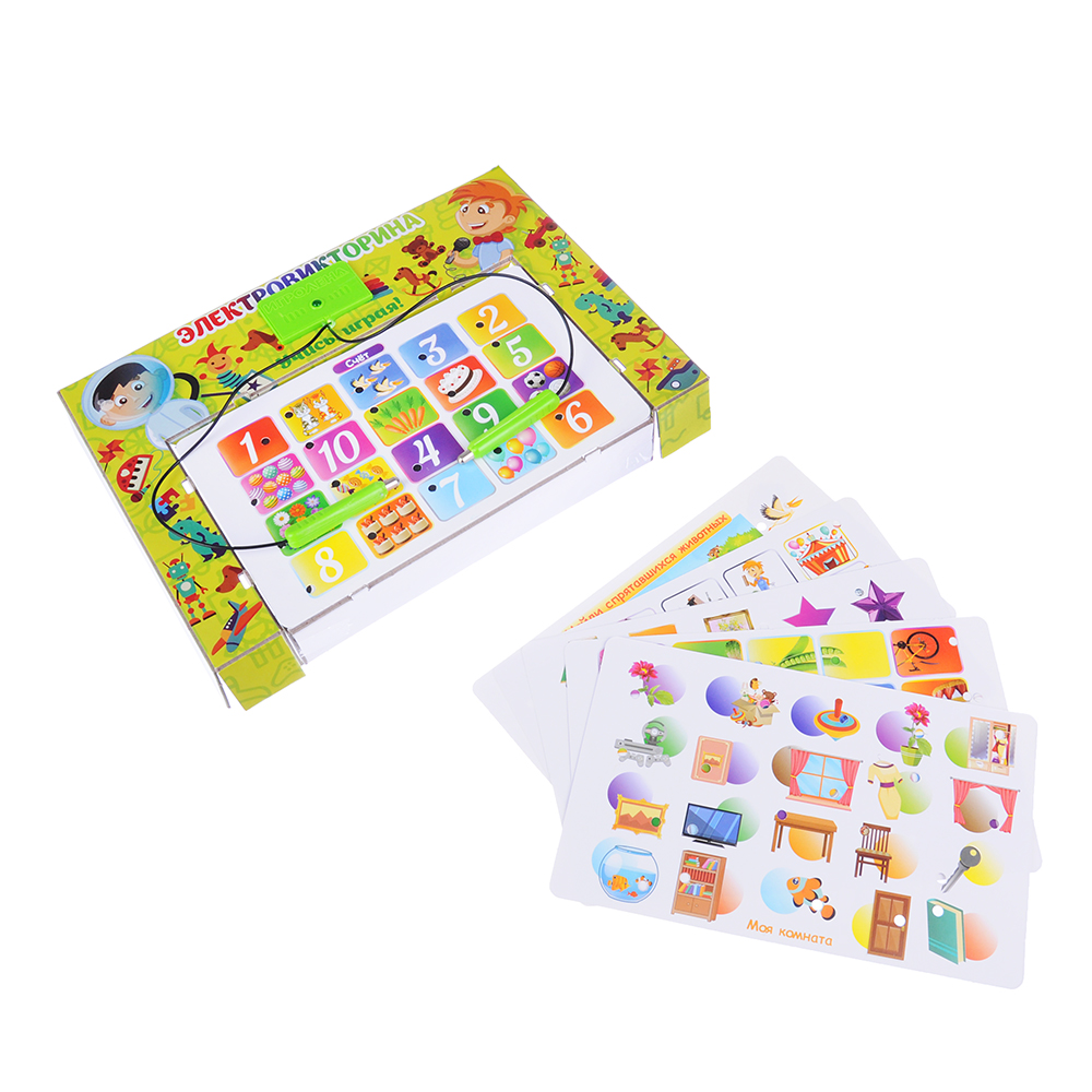 ИГРОЛЕНД Игра настольная электронная "Викторина",ABS,28х20,5х4 см - #1