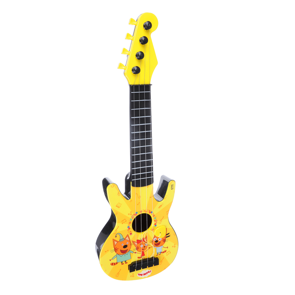 Игрушка музыкальная гитара ИГРОЛЕНД "Три кота", 43 х 14,5х3,7 см - #2