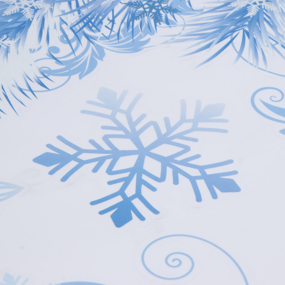 СНОУ БУМ Наклейка декоративная "Снежинки", 47x33 см, ПВХ - #3