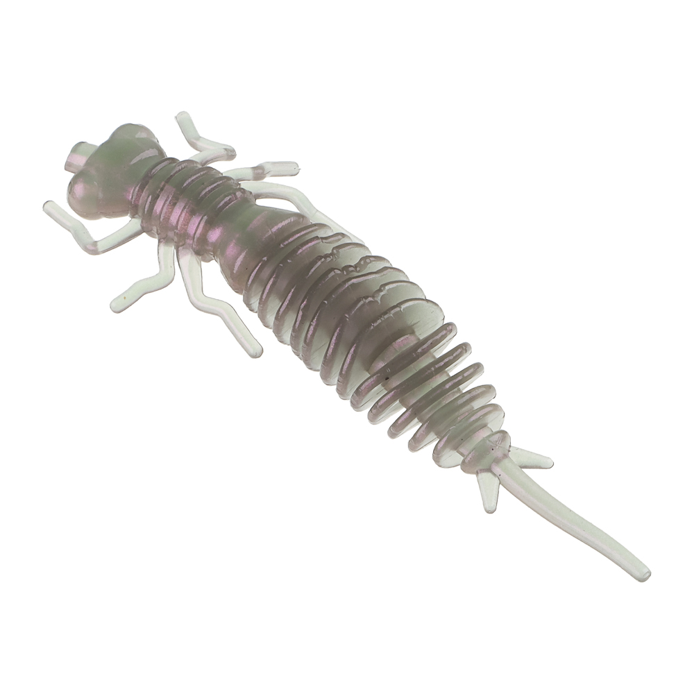 Приманка силиконовая "Личинка стрекозы" тм AZOR FISHING, 8см, 5шт, 5 цветов - #10