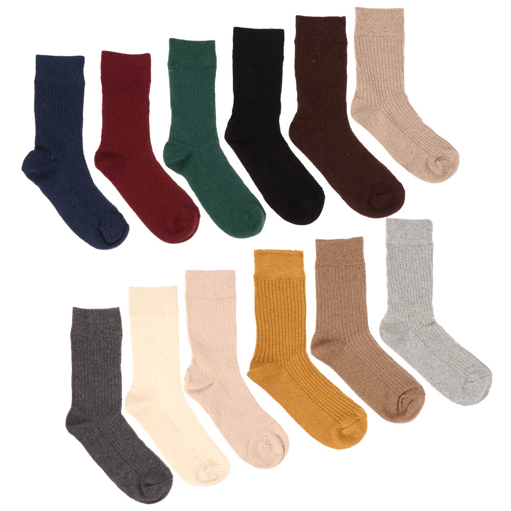 Носки женские "полушерсть" в рубчик, 65% полушерсть, 15% акрил, 10% спандекс, 10% эл, р. 36-39, rib1 - #4