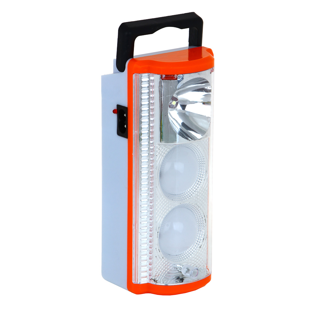 ЕРМАК Фонарь аккумуляторный переносной, пластик, 28+1LED, 16x5x7см питание 4xAA, 220В, 50гц - #1