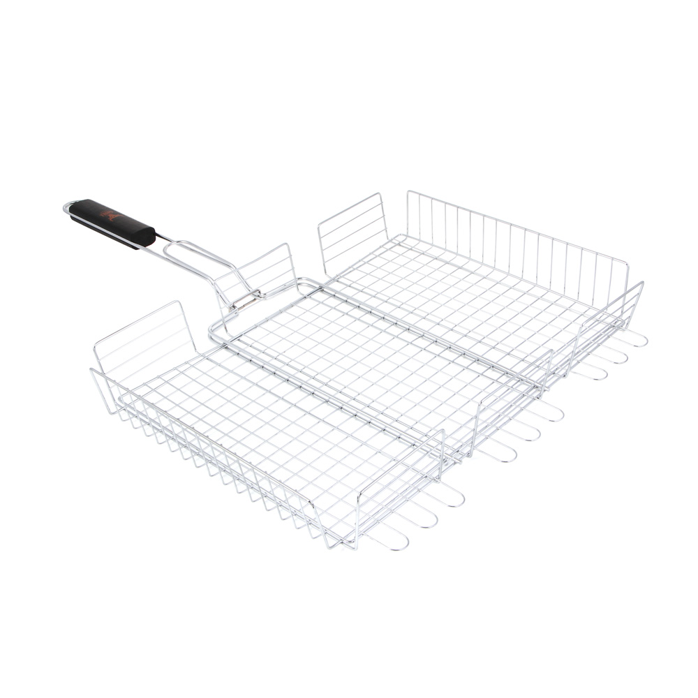 Решетка-гриль хром. тм GRILLBOOM, 30х40х7см - #6