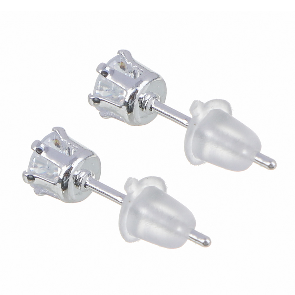 Серьги, бижутерия, сплав, размер 4 мм, БЖ-42 - #2