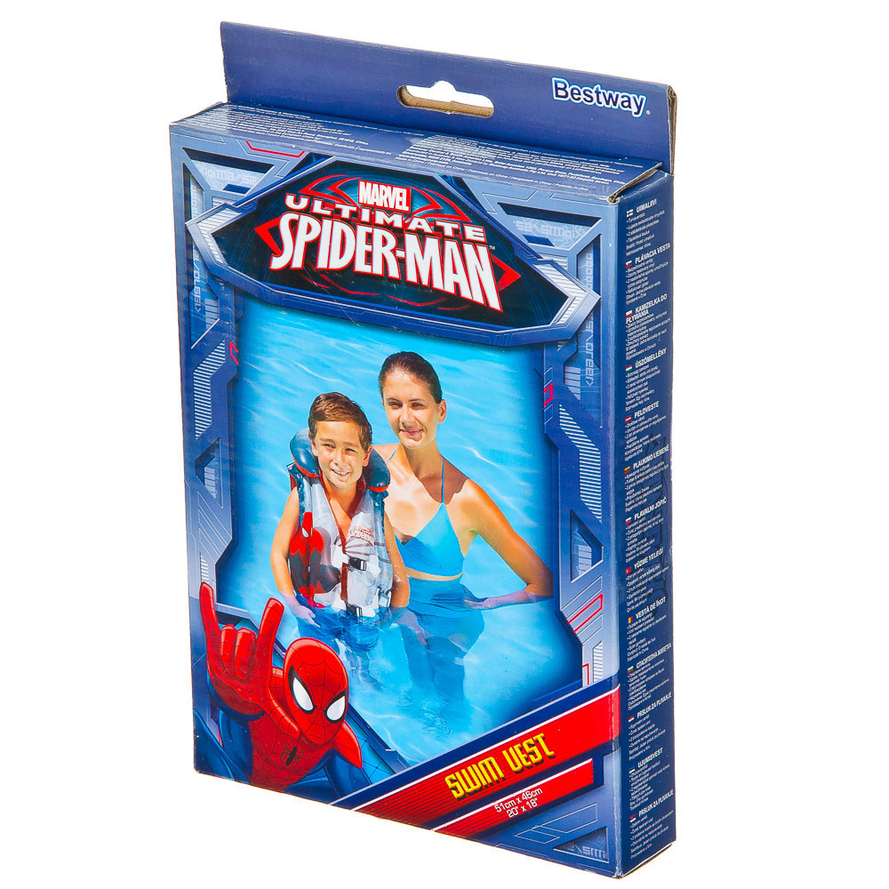 BESTWAY Жилет для плавания 51x46см, Spider-Man, 98014EU - #2