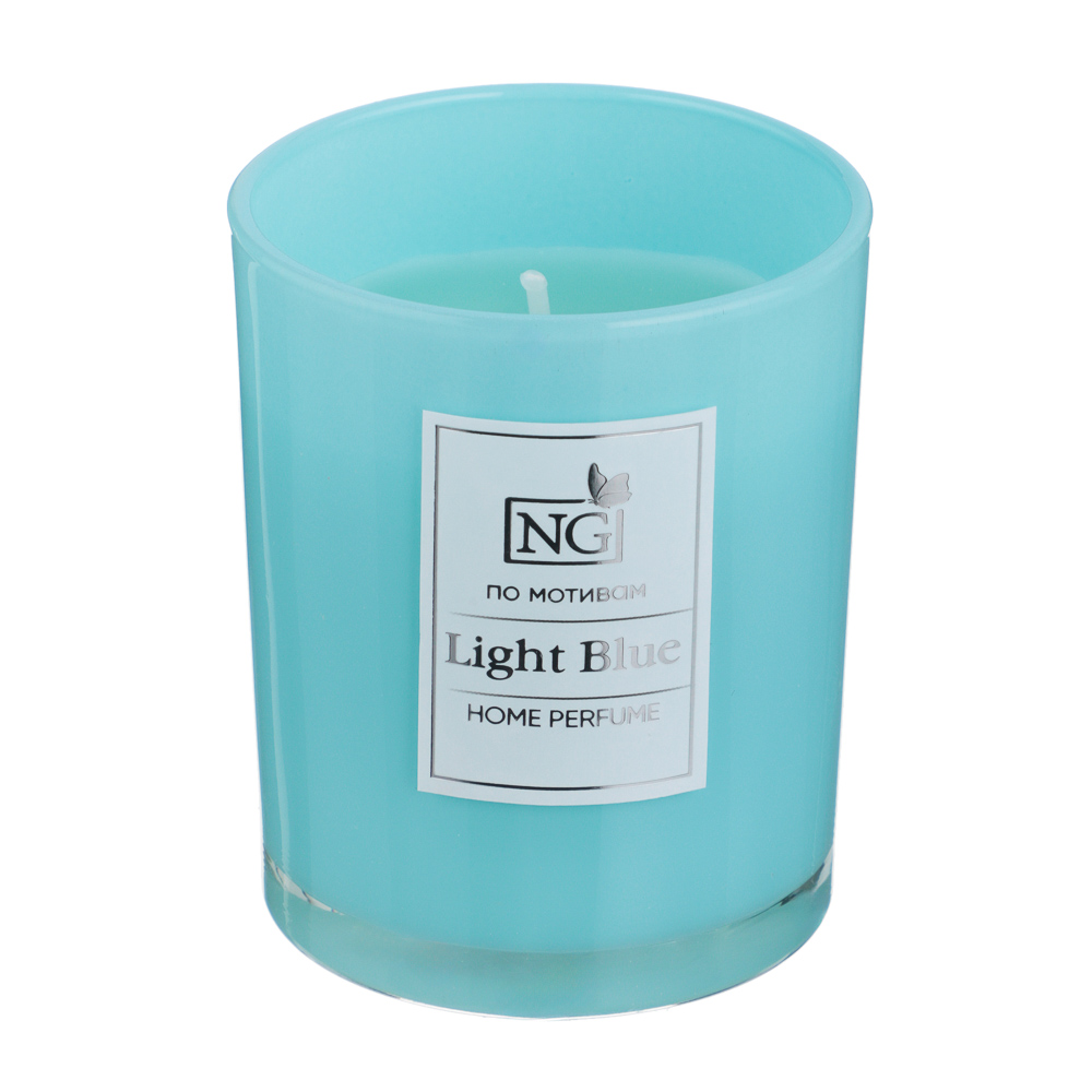NEW GALAXY Ароматизированная свеча Home perfume 140гр. Light Blue - #2