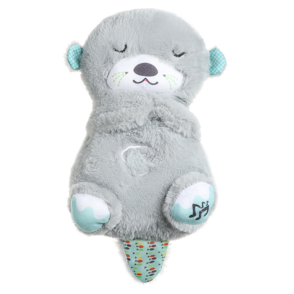 ИГРОЛЕНД Игрушка мягкая "Сплюша" в виде животного, 28 см, движ., свет, звук, ABS, полиэстер, 3хААА - #11