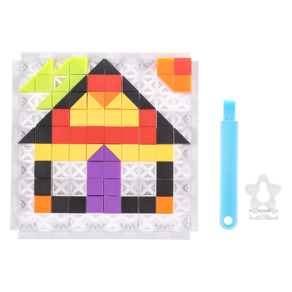 ИГРОЛЕНД Мозаика из блоков 3в1, 15х16х4 см, ABS, 3 дизайна - #3