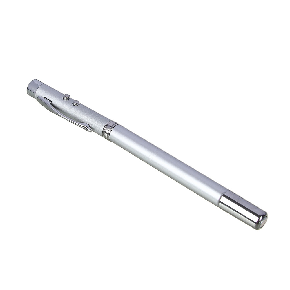 ЕРМАК Ручка - выдвижная указка, магнит, 1 LED + лазер, 3xLR41, пластик, металл, 18х3,5см - #2