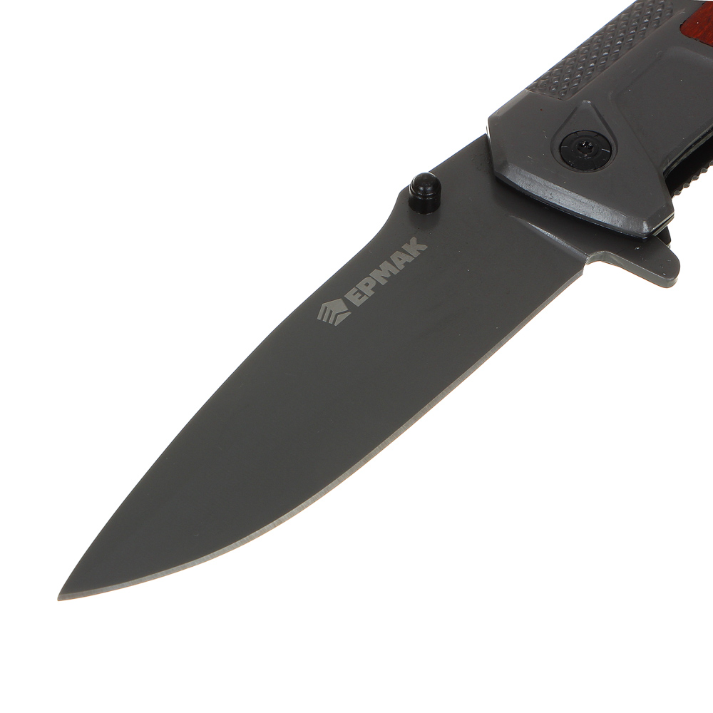 ЕРМАК Нож туристический складной, 23,5см, нерж. сталь, дерево - #3