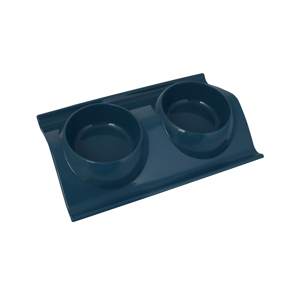 VETTA Миска для домашних животных двойная, пластмасса, 38х25 см - #5