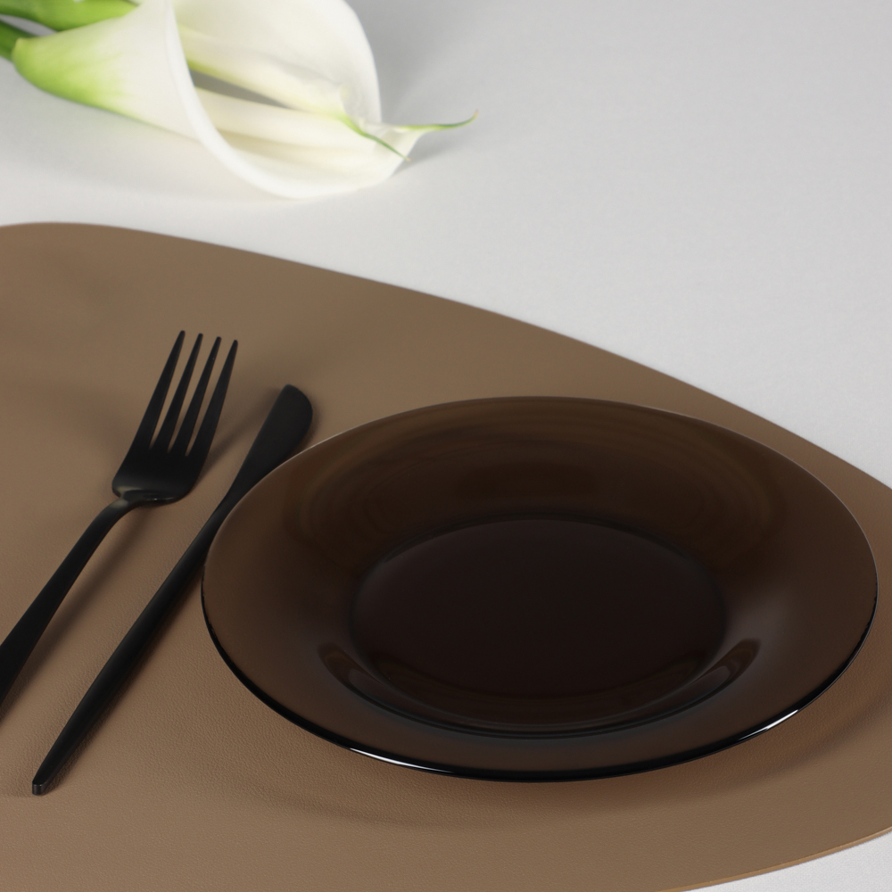 Luminarc Эклипс Амбьянте Тарелка десертная 19,6см, дымчатое стекло, арт. L5087 - #7