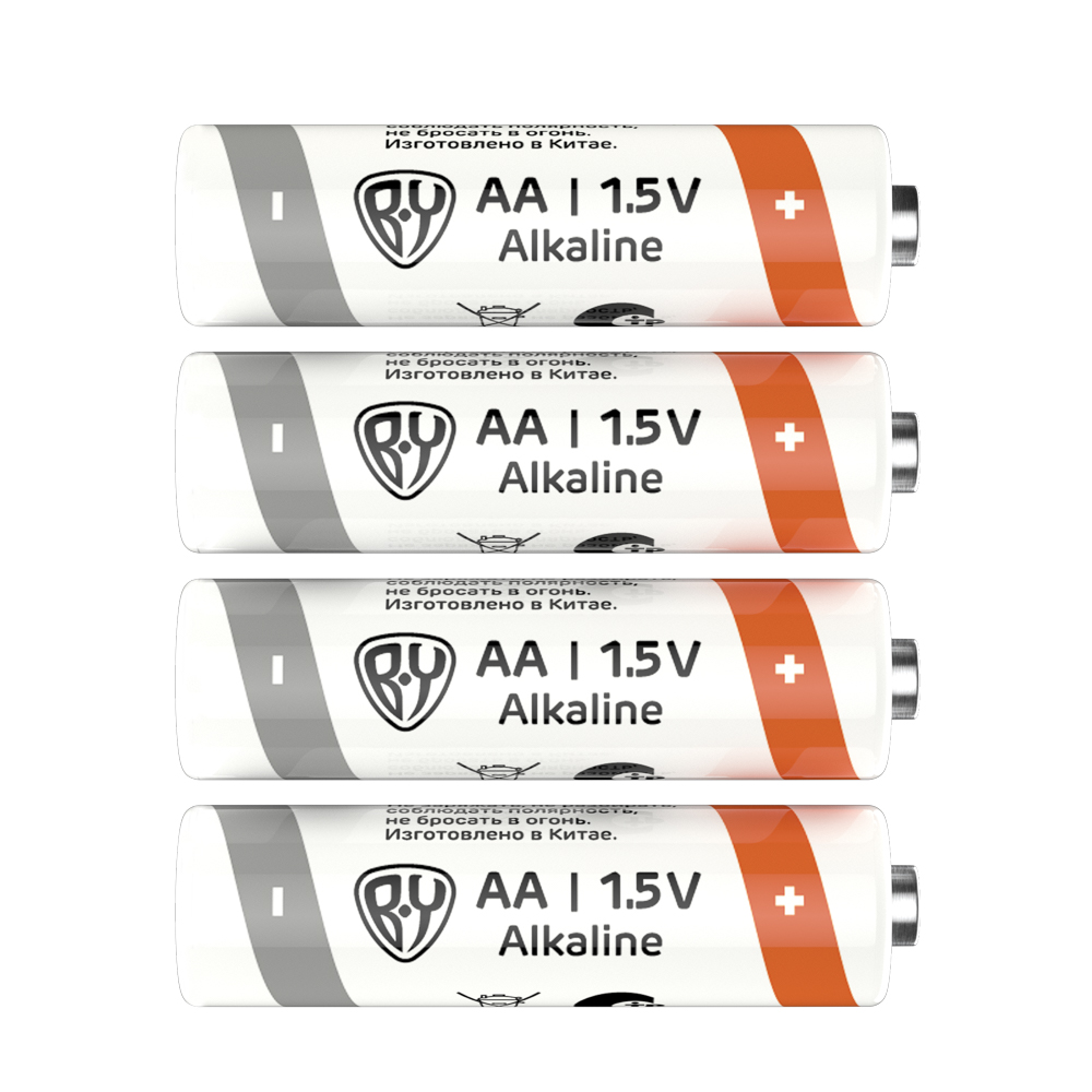 Первая цена Батарейки 4шт, тип АA, "Alkaline" щелочная в блистере - #8