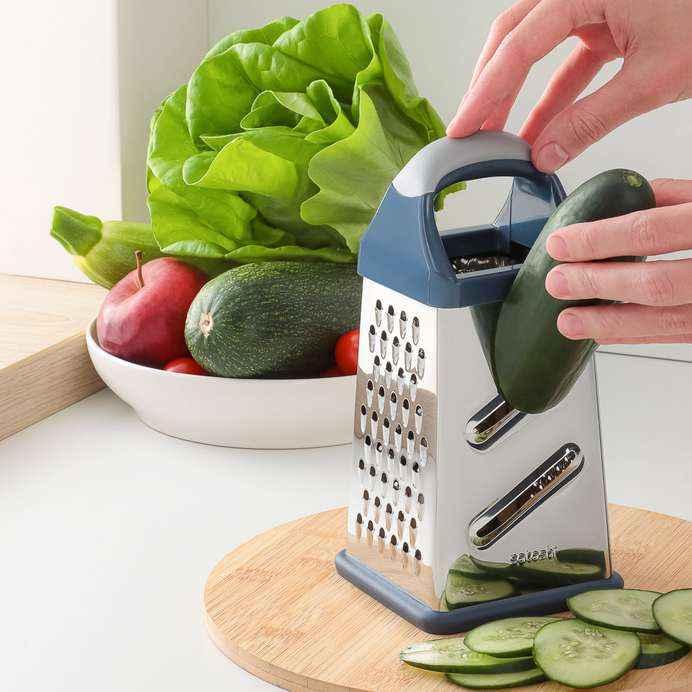 SATOSHI Ривьера Терка 4-х сторонняя 20см, нерж.сталь - #9