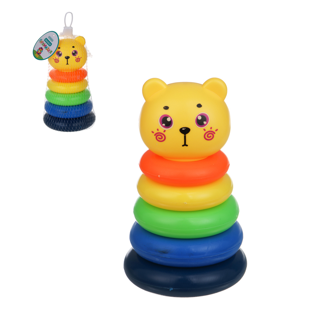 Развивающая пирамидка ИГРОЛЕНД, PP, 17,5х10х10см - #1