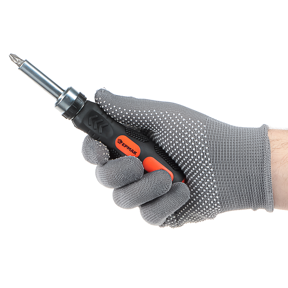 ЕРМАК Отвертка реверсив.,адаптер 1/4,биты:SL4,SL5.5,SL6.5,PH1,PH2,PZ1,PZ2,TORX10,TORX15,TORX20,сталь - #6