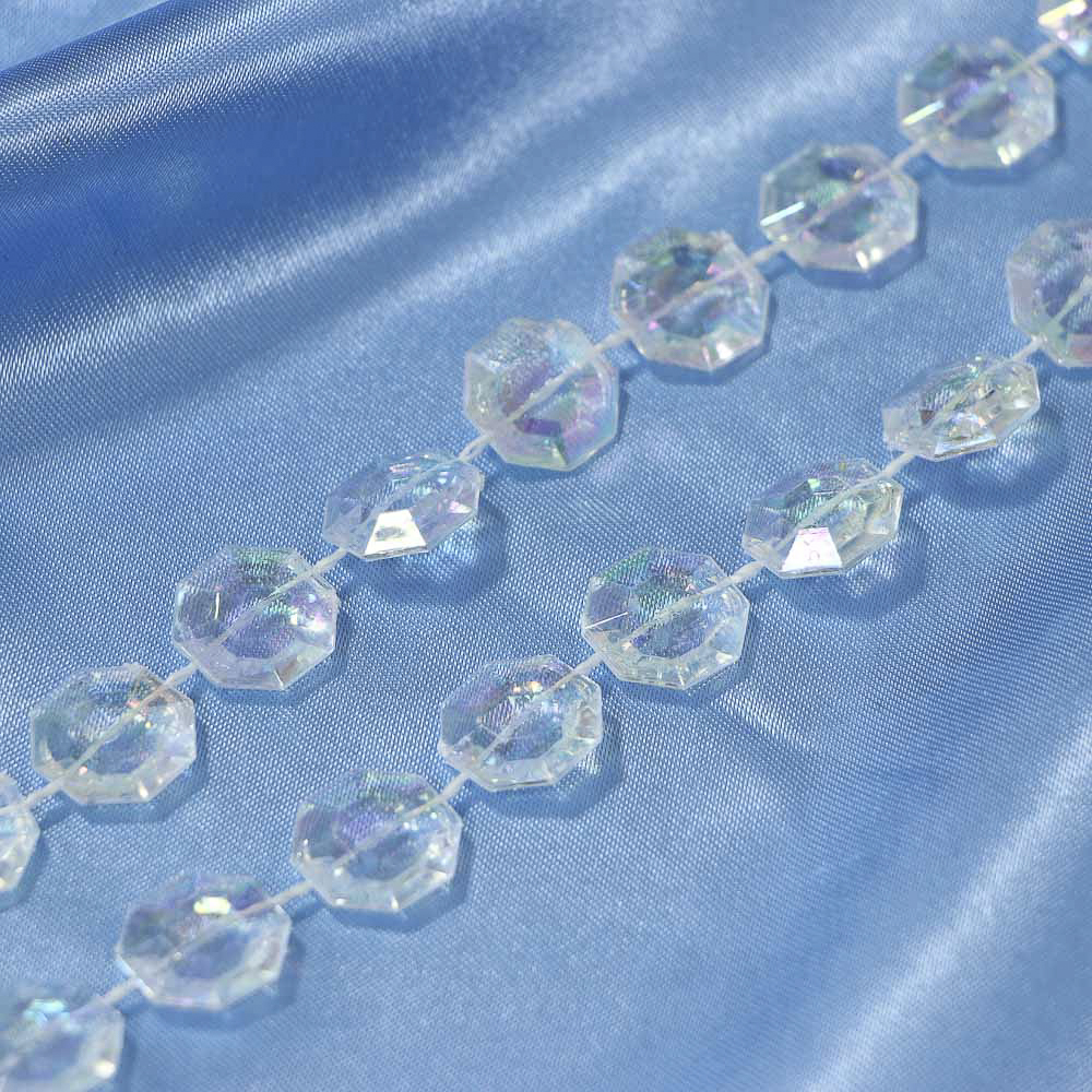 СНОУ БУМ Бусы декоративные 1,2x270 см, прозрачный, 26-566 - #5