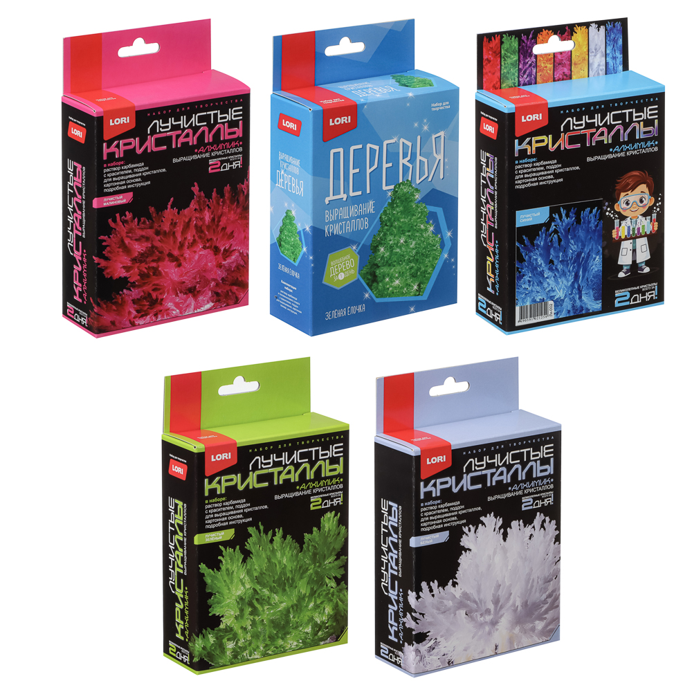 Набор для выращивания кристаллов, 11,3x13,5x4см, 6 дизайнов - #1