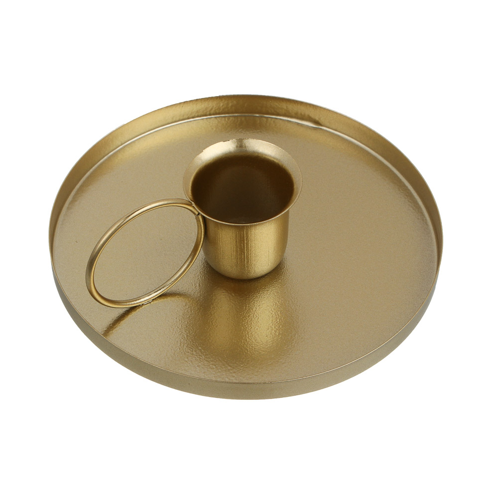 Подсвечник тм LADECOR металлический, 10,5x10,5x3,5 см, с ручкой, 2 цвета - #4