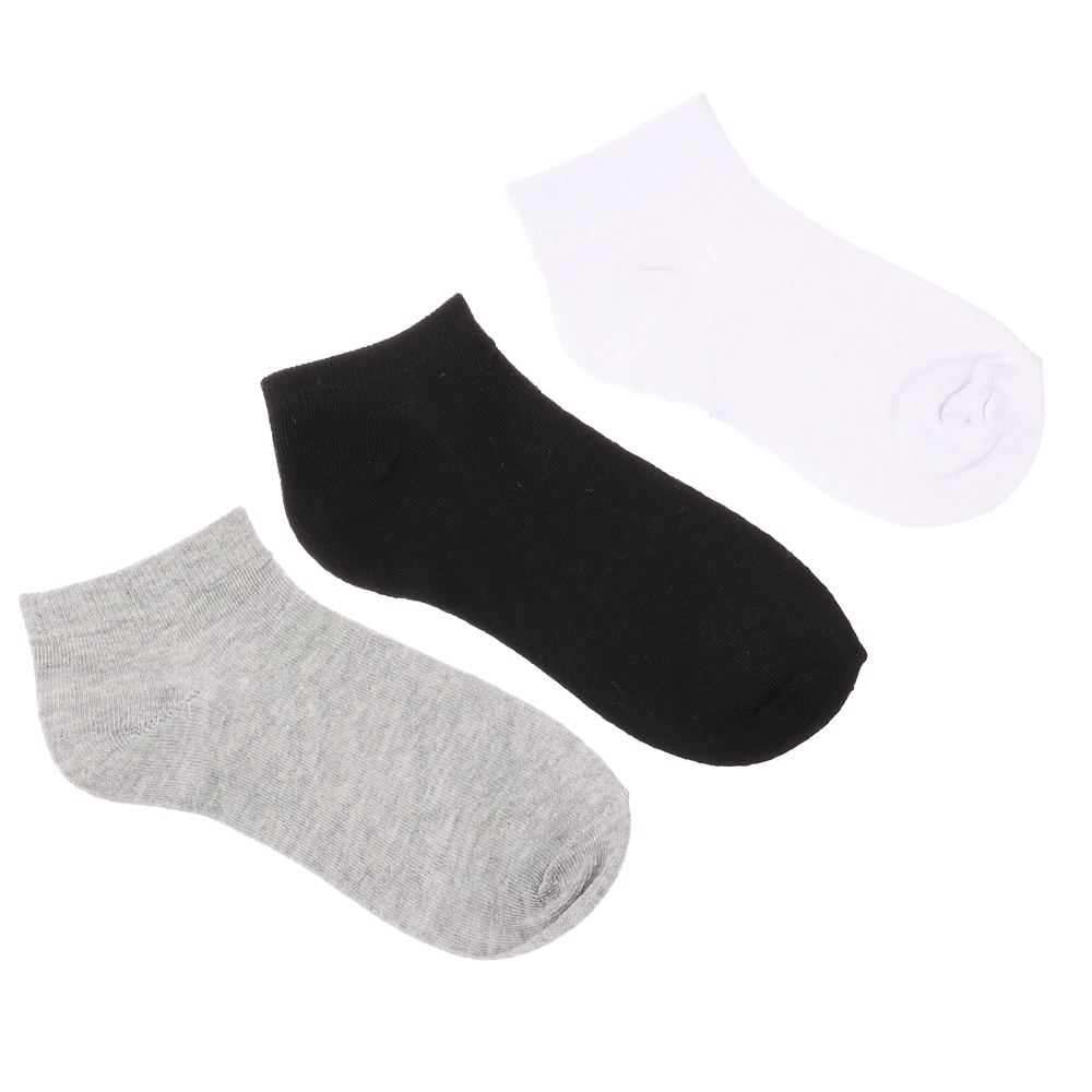 Носки мужские 3 пары р. 40-44, полиэстер 43%, хлопок 21%, лайкра 18%, эластан 18%, разноцветные - #3