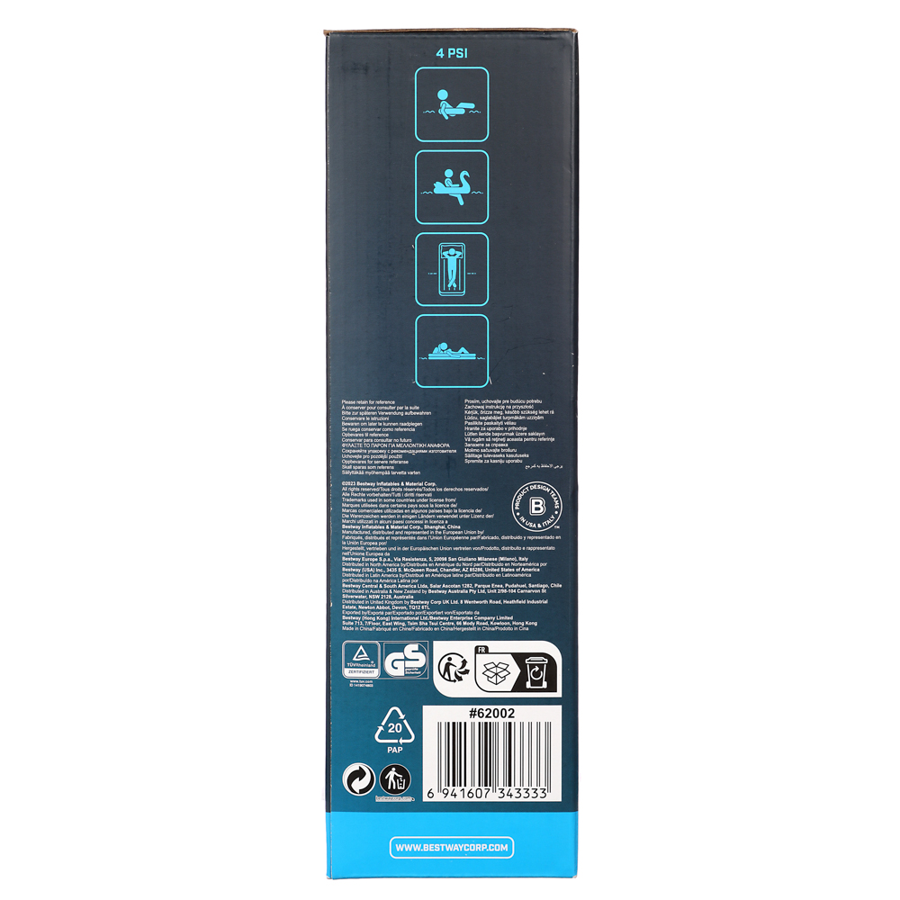 BESTWAY Ручной воздушный насос AIR HAMMER объемом 850мл, 30см, 62002 - #7