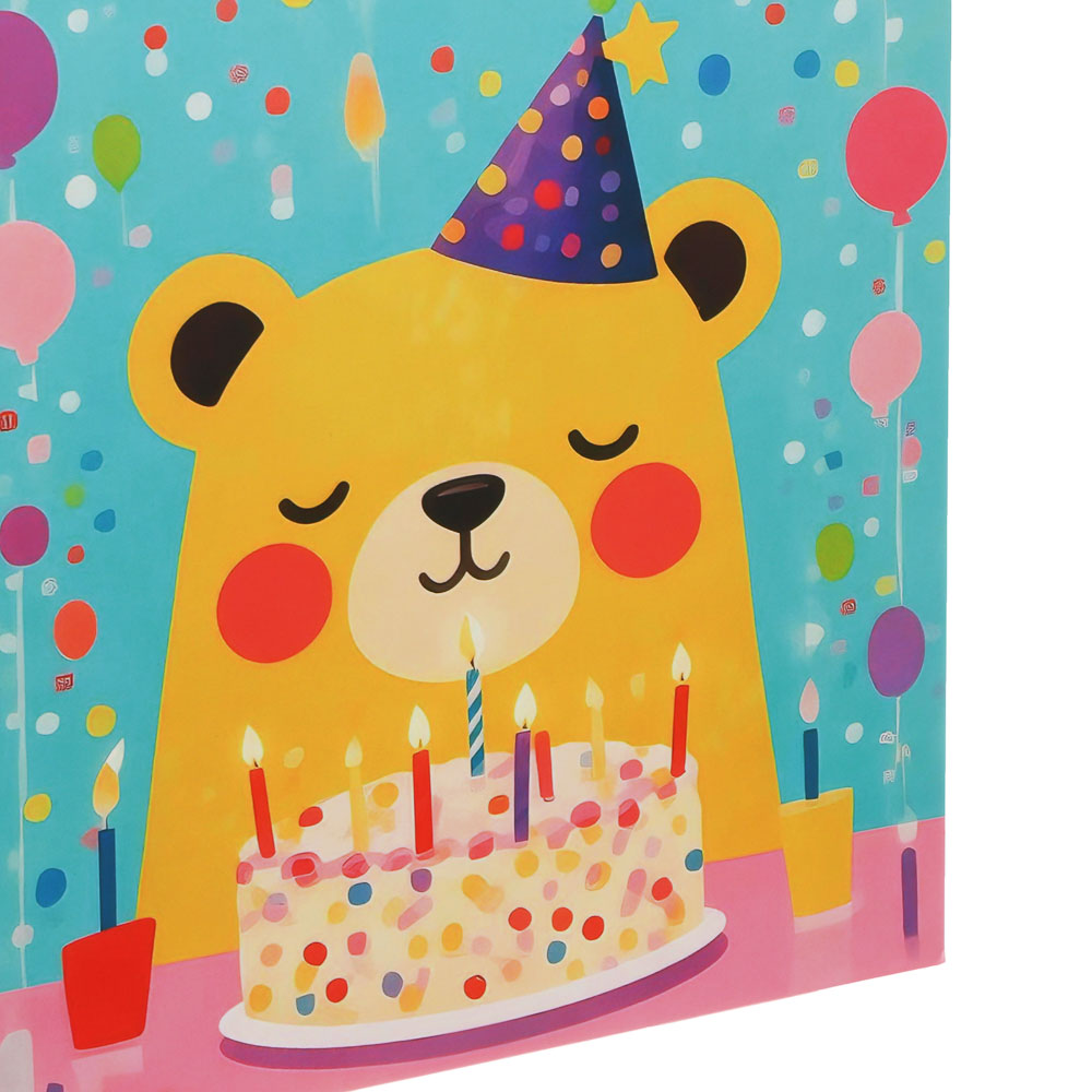 Пакет подарочный бумажный тм LADECOR L 32x26x10 см, детский, 4 дизайна - #4