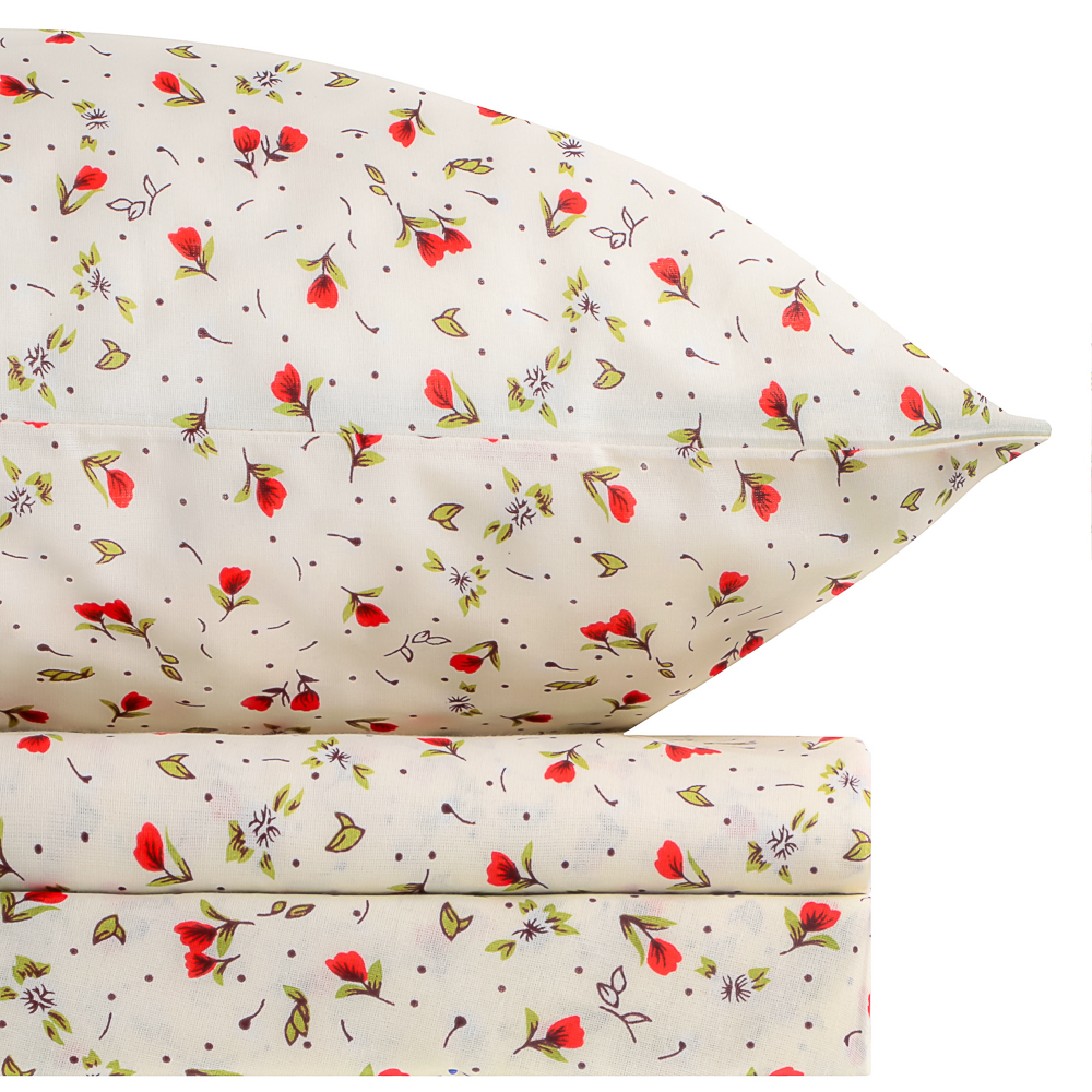 PROVANCE Стандарт Комплект постельного белья 1,5 (4 предмета), бязь, 100% хлопок, 4 дизайна - #1