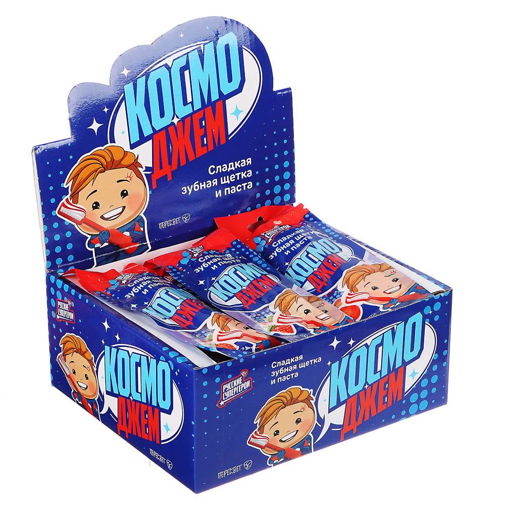 BY Русские Супергерои Жидкая конфета-гель и конфета-драже на палочке 12 гр. - #4