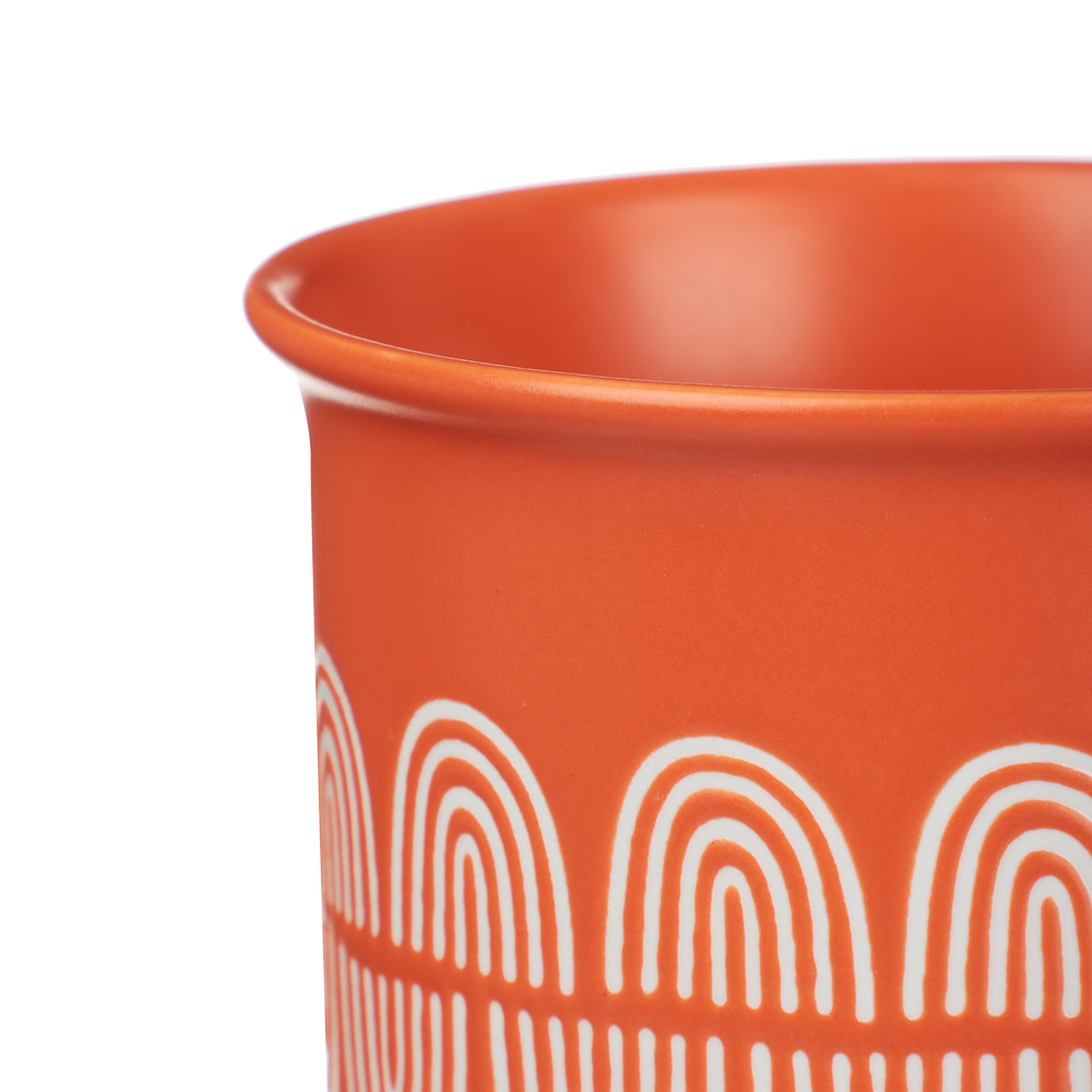 Кружка Ассорти тм MILLIMI, 370мл, 4 дизайна, фарфор - #2