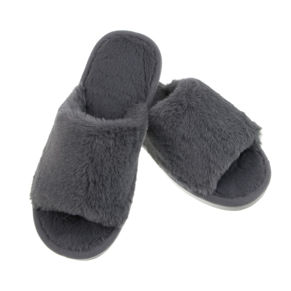 Обувь домашняя женская, размер 40-41, цвет серый, #8 - #5