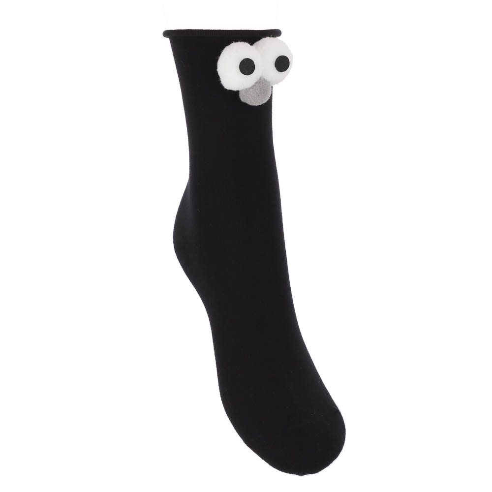 Носки женские с декором, тм GALANTE, р. 23-25, 80% хлопок, 20% полиэстер, разноцветные - #5