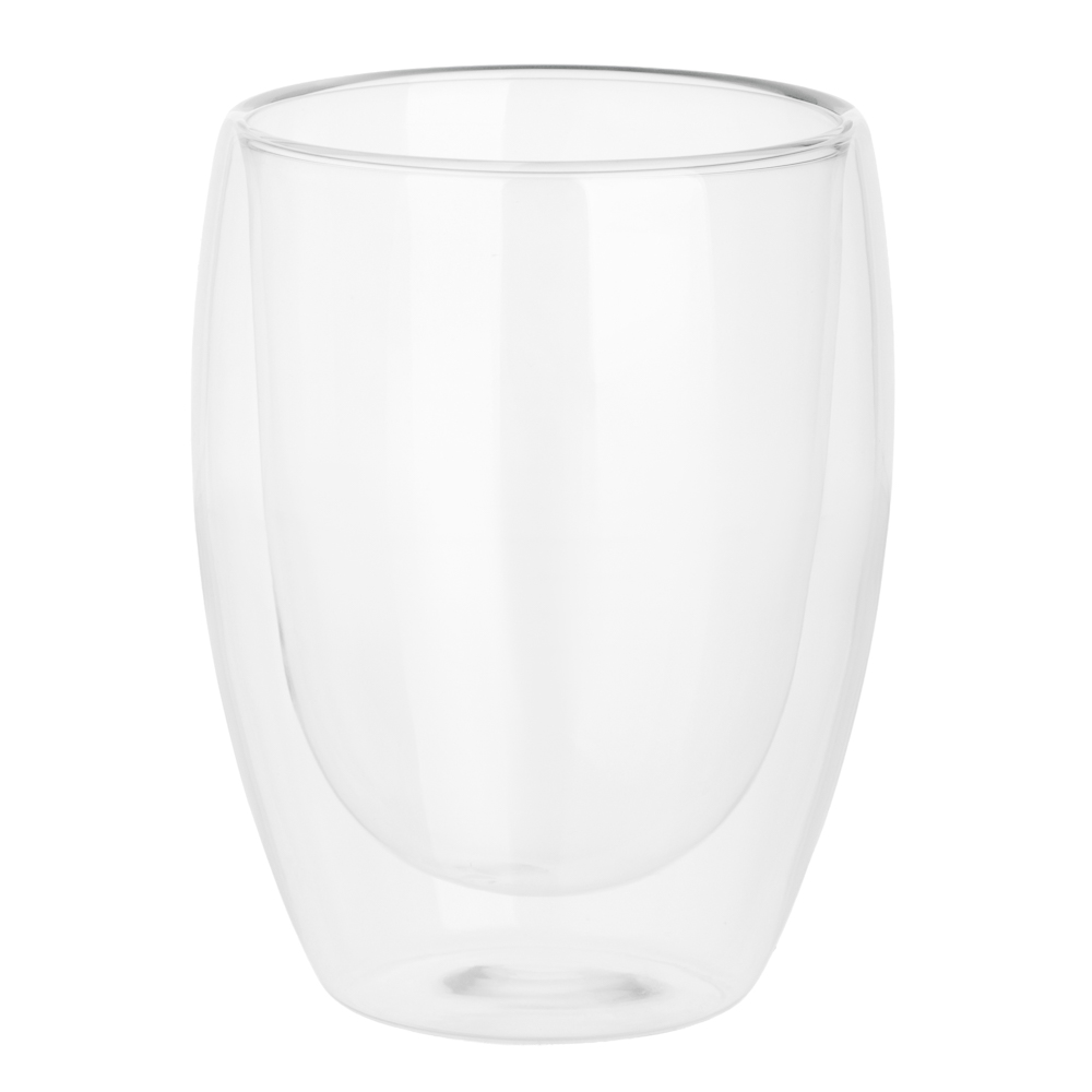 Стакан с двойными стенками тм MILLIMI Симпл, 350мл, стекло - #2
