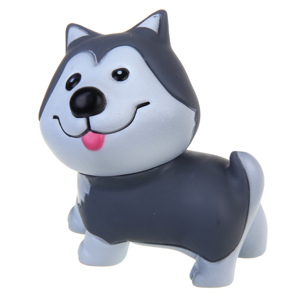 ИГРОЛЕНД Фигурка с наклейками и акс. "Любимый щенок", PP, TPR, PVC, 13,8х6,5х14 см, 2 диз. - #7