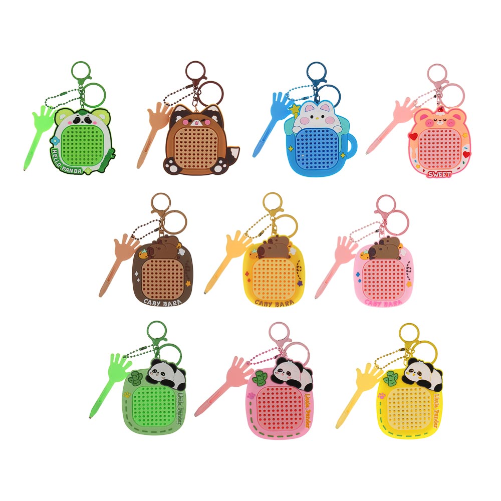 Игрушка брелок "Магнитный планшет", 10х15,5см, PVC, ABS, металл, микс - #2