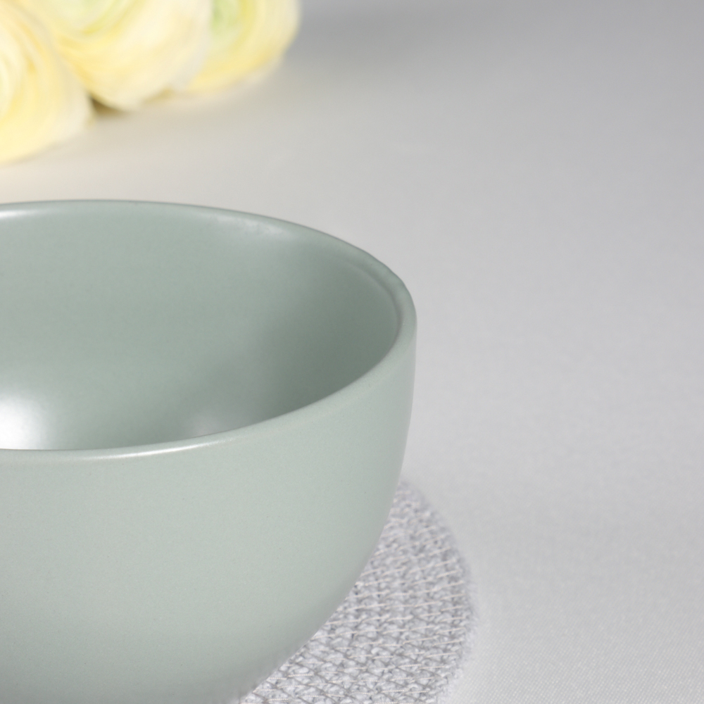 MILLIMI Салатник 710мл, 14х8см, керамика, оливковый - #8